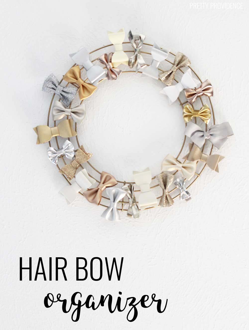 Simple Hair Bow Organizer - Pretty Providence